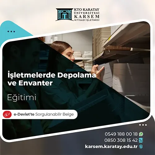 İşletmelerde Depolama ve Envanter Eğitim Programı