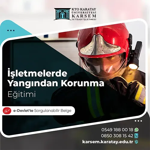 İşletmelerde Temel Yangından Korunma Eğitim Programı