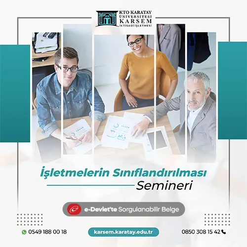 İşletmelerin  Sınıflandırılması Semineri