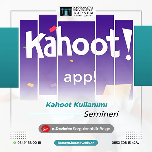 Kahoot Kullanımı Semineri
