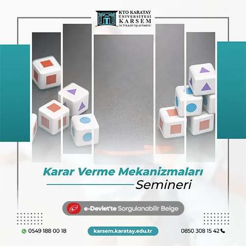 Karar Verme Mekanizmaları Semineri