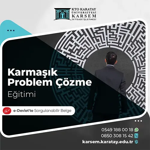 Karmaşık Problem Çözme Eğitimi Eğitim Programı