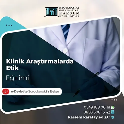 Klinik Araştırmalarda Etik Eğitimi Eğitim Programı