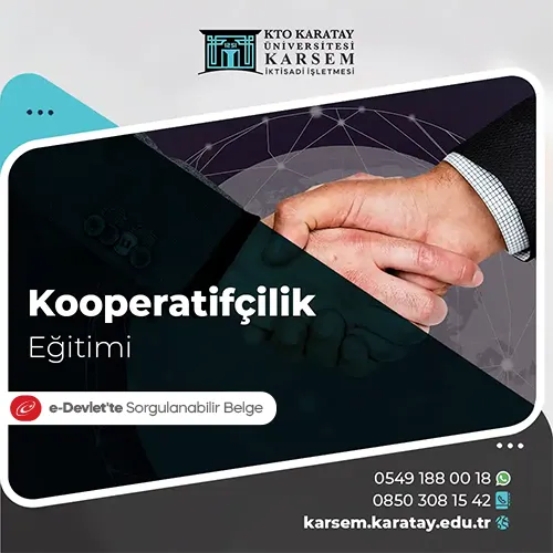 Kooperatifçilik Eğitimi Eğitim Programı