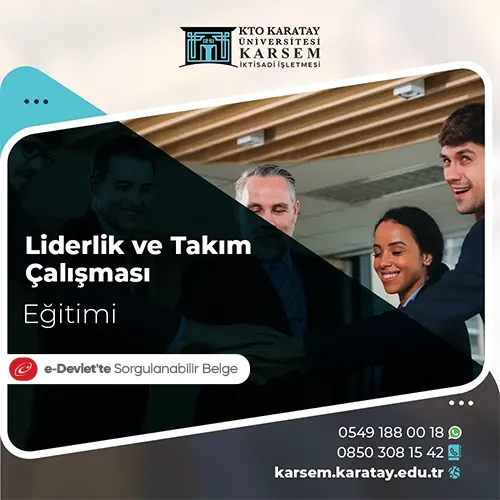 Liderlik ve Takım Çalışması Eğitimi Eğitim Programı
