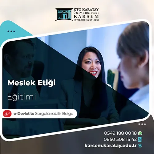 Meslek Etiği Eğitimi Eğitim Programı