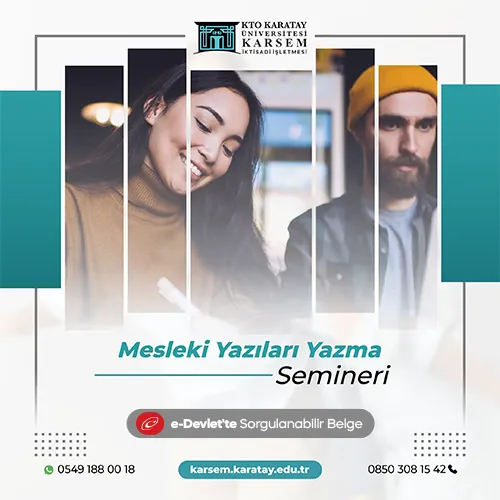 Mesleki Yazıları Yazma Semineri