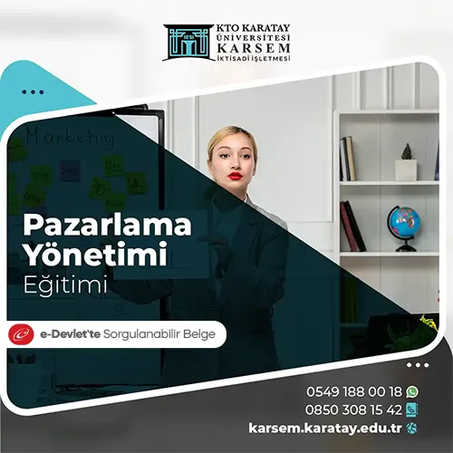 Pazarlama Yönetimi Eğitimi Eğitim Programı