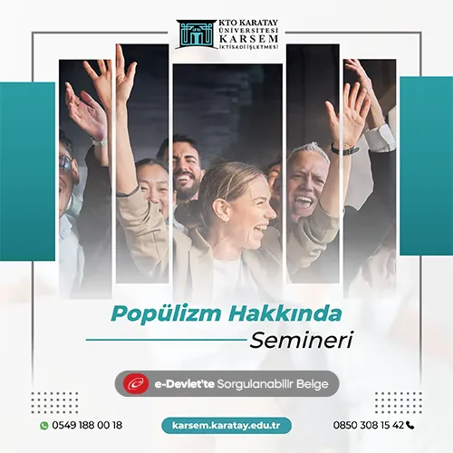 Popülizm Hakkında Semineri