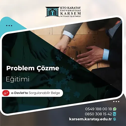 Problem Çözme Eğitimi Eğitim Programı
