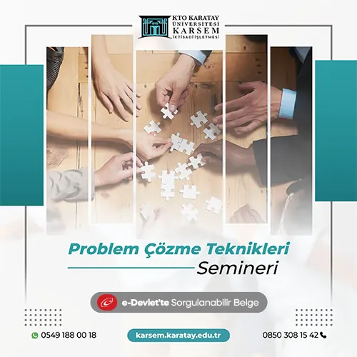 Problem Çözme Teknikleri Semineri
