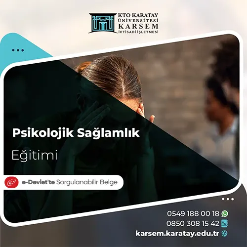 Psikolojik Sağlamlık Eğitimi 