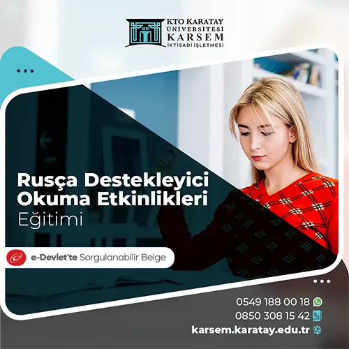 Rusça Destekleyici Okuma Etkinlikleri Eğitimi Eğitim Programı