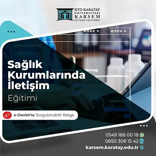 Sağlık Kurumlarında İletişim Eğitimi Eğitim Programı