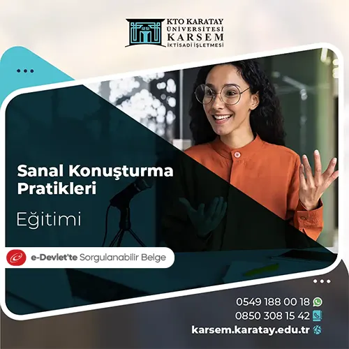 Sanal Konuşturma Pratikleri Eğitim Programı