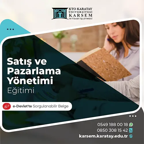 Satış ve Pazarlama Yönetimi Eğitimi Eğitim Programı