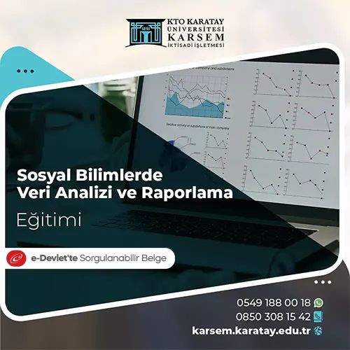 Sosyal Bilimlerde Veri Analizi ve Raporlama Eğitim Programı