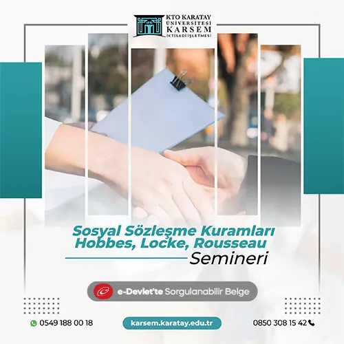 Sosyal Sözleşme Kuramları - Hobbes, Locke, Rousseau Semineri