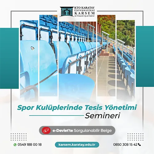 Spor Kulüplerinde Tesis Yönetimi Semineri