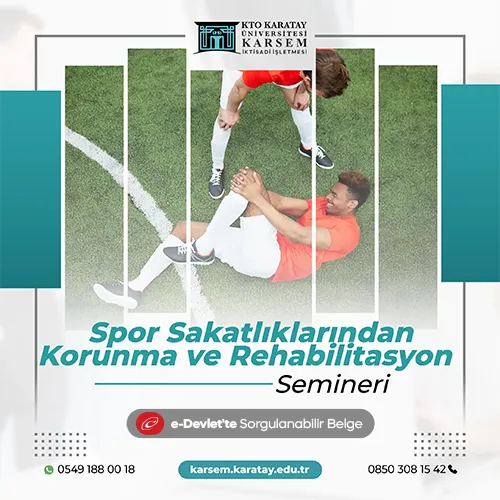 Spor Sakatlıklarından Korunma ve Rehabilitasyon Semineri