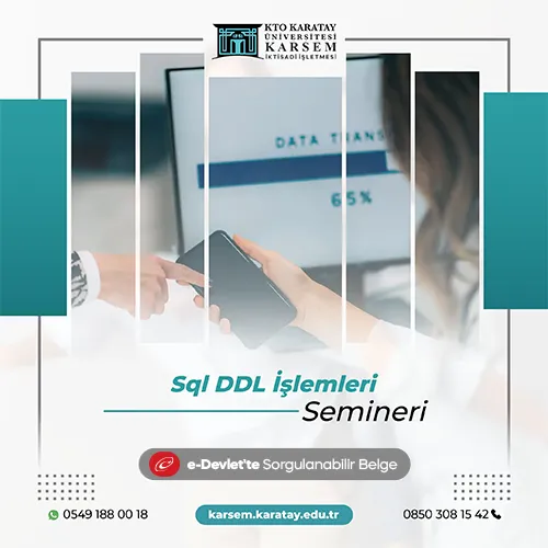Sql DDL İşlemleri Semineri