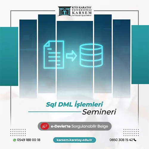 Sql DML İşlemleri Semineri