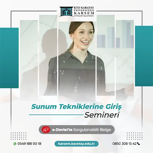 Sunum Tekniklerine Giriş Semineri