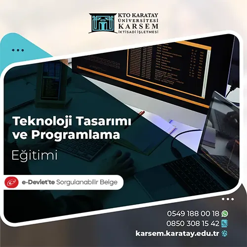 Teknoloji Tasarımı ve Programlama Eğitimi Eğitim Programı