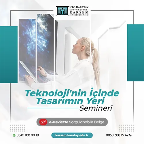 Teknoloji'nin İçinde Tasarımın Yeri Semineri