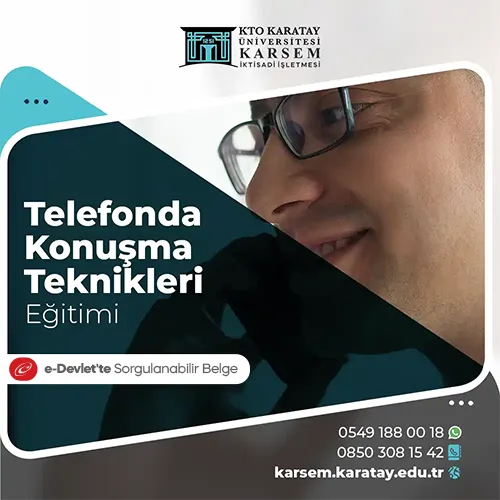 Telefonda Konuşma Teknikleri Eğitimi Eğitim Programı