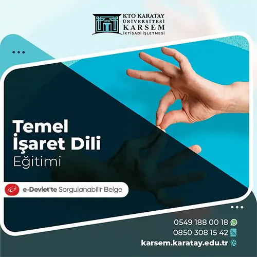 Temel İşaret Dili Eğitimi Eğitim Programı
