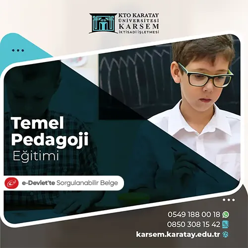 Temel Pedagoji Eğitimi Eğitim Programı