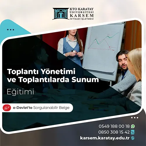 Toplantı Yönetimi ve Toplantılarda Sunum Eğitim Programı