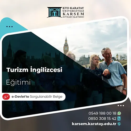 Turizm İngilizcesi Eğitim Programı