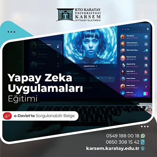 Yapay Zeka Uygulamaları Eğitimi Eğitim Programı