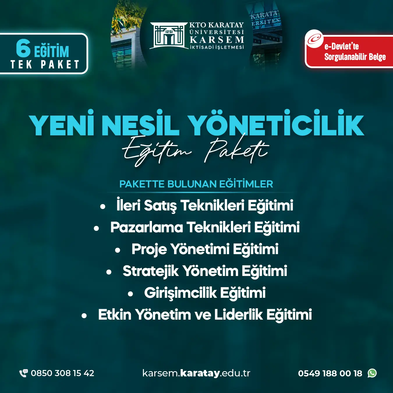 Yeni Nesil Yöneticilik Eğitim Paket Programı