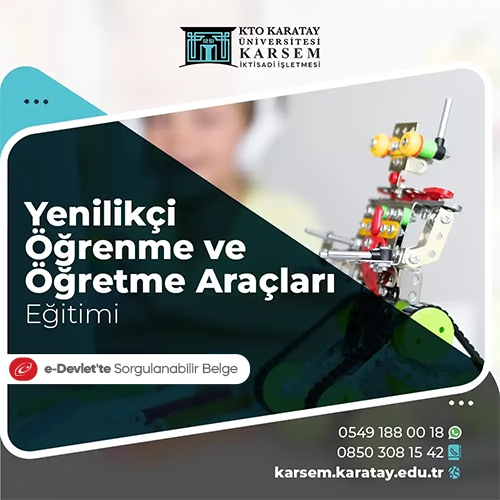 Yenilikçi Öğrenme ve Öğretme Araçları Eğitimi Eğitim Programı