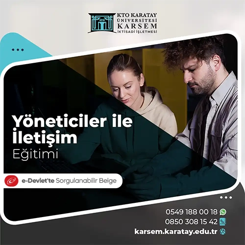 Yöneticiler ile İletişim Eğitimi Eğitim Programı