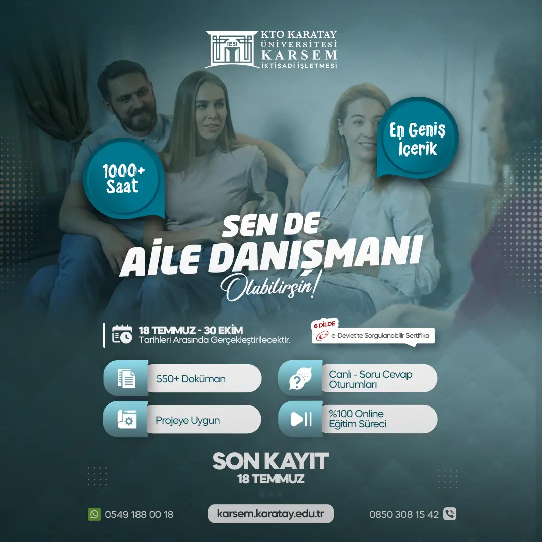 Aile Danışmanlığı Eğitimi Sertifika Programı