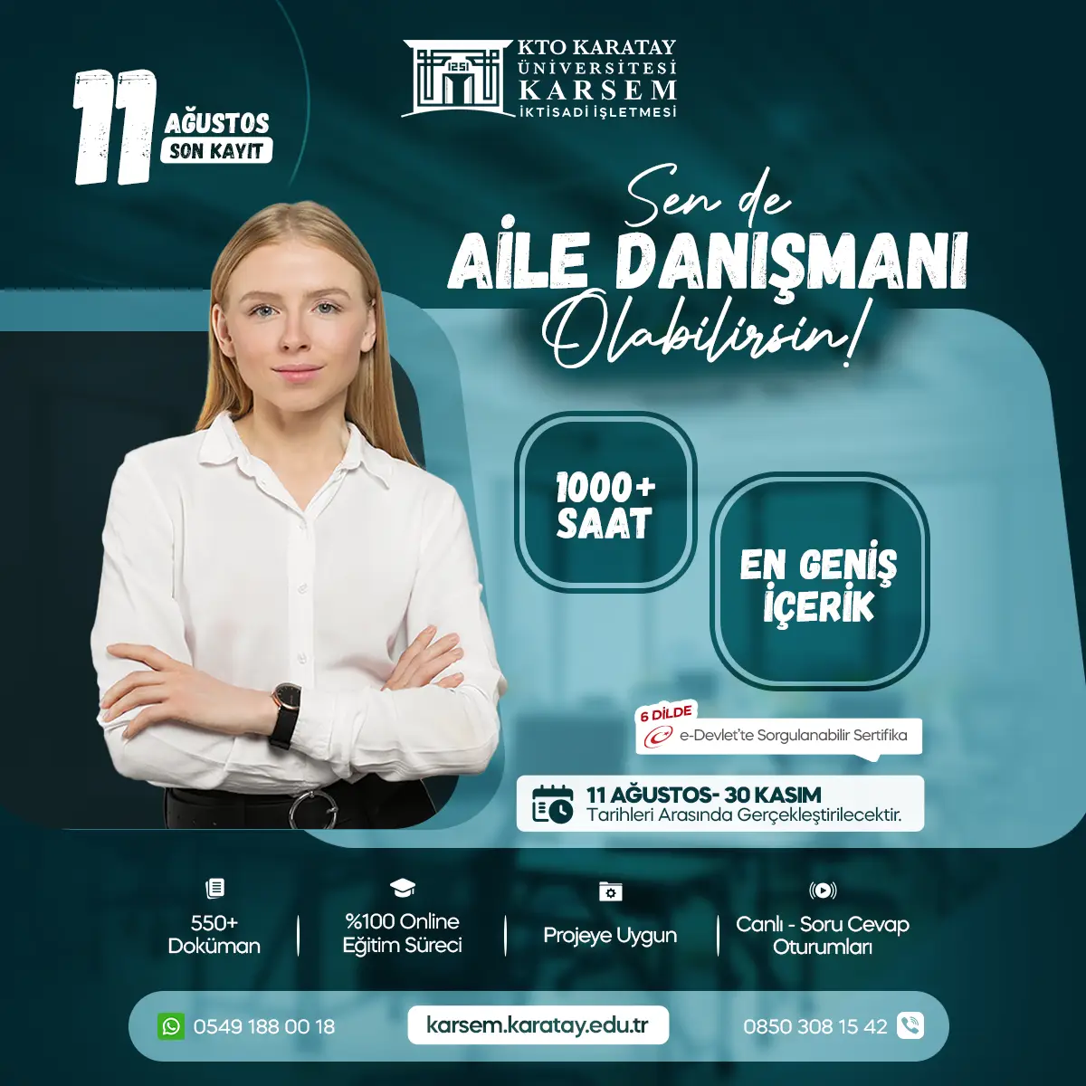 Aile Danışmanlığı Eğitimi Sertifika Programı