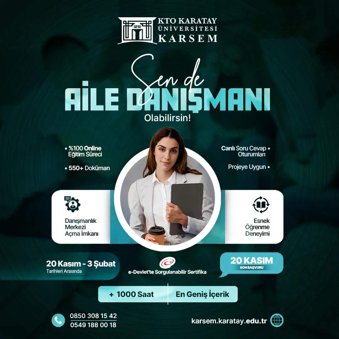 Aile Danışmanlığı Eğitimi Sertifika Programı