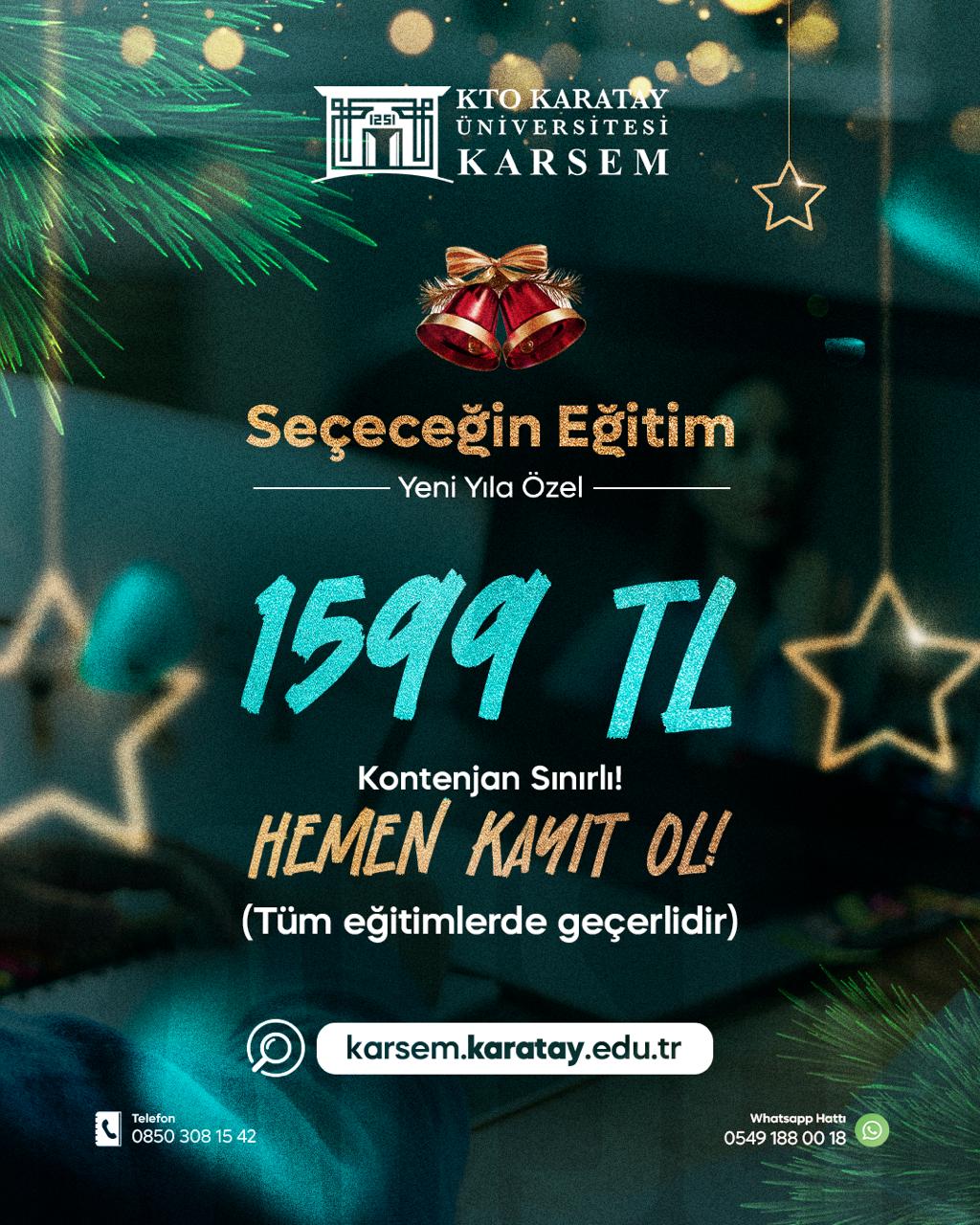 Seçeceğin Eğitim Yeni Yıla Özel 1599 TL