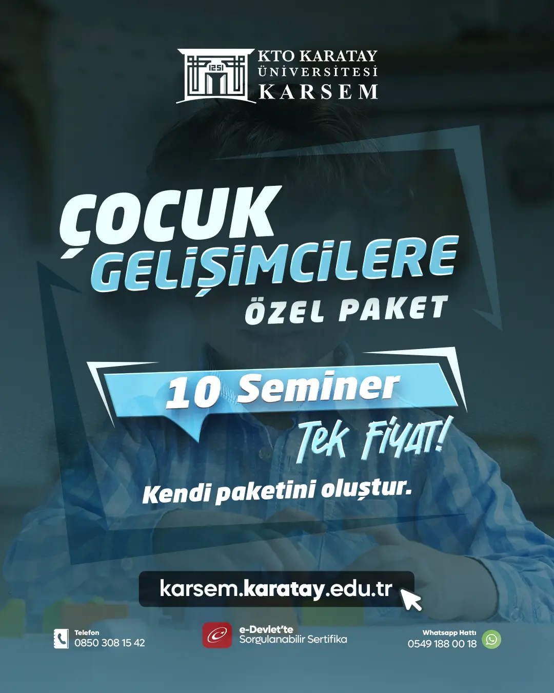 Çocuk Gelişimcilere Özel Seminer Paketi | 10 Seminer