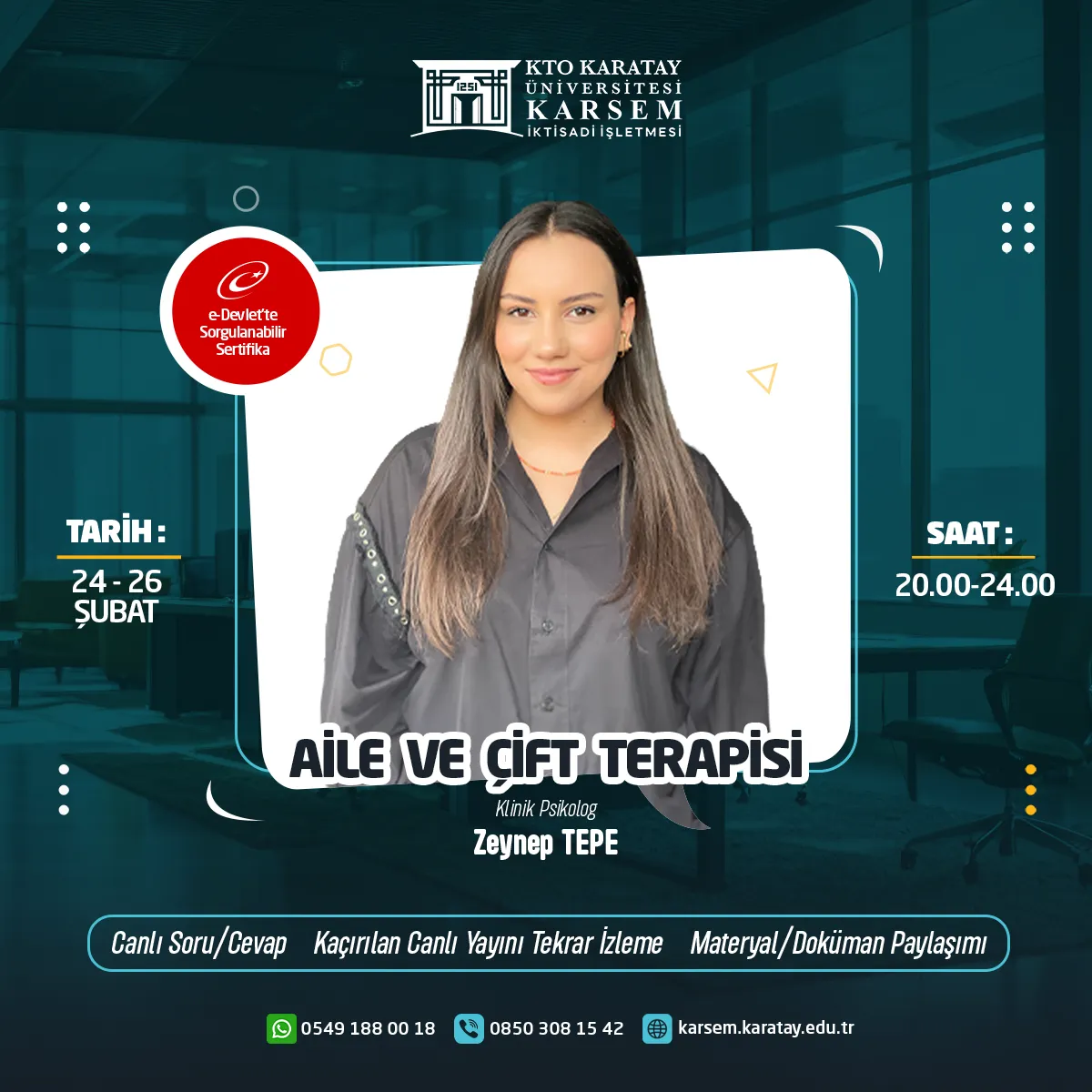 Aile Ve Çift Terapisi (CANLI) 