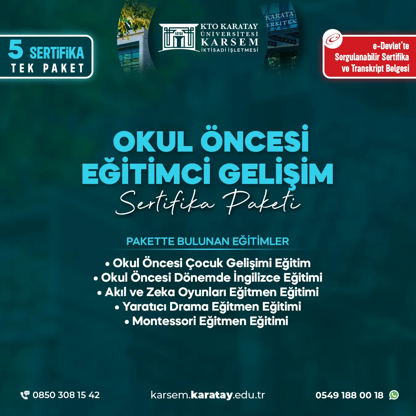 Okul Öncesi Eğitimci Gelişim Sertifika Paketi