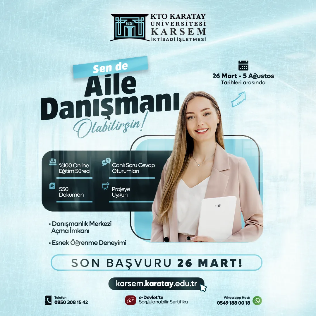 Aile Danışmanlığı Eğitimi Sertifika Programı