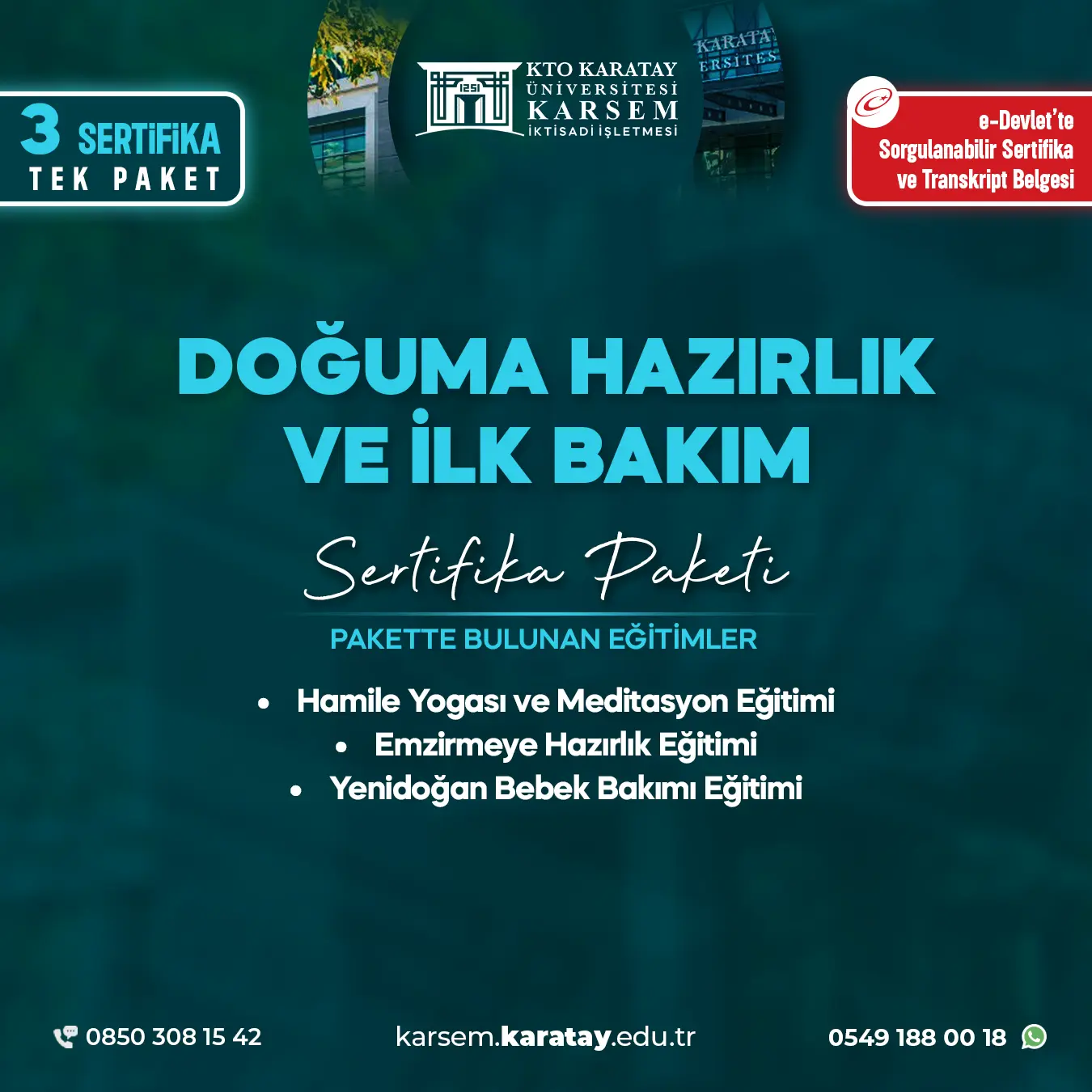 Doğuma Hazırlık ve İlk Bakım Eğitim Paketi
