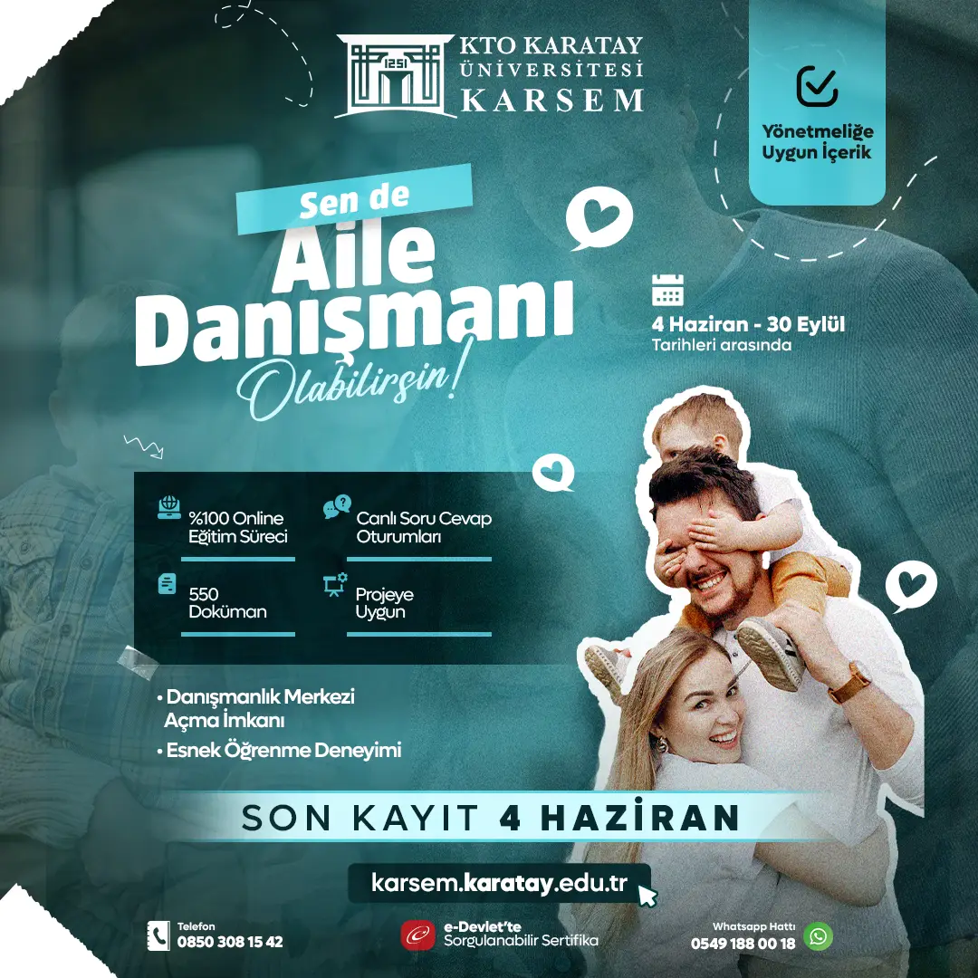 Aile Danışmanlığı Eğitimi Sertifika Programı