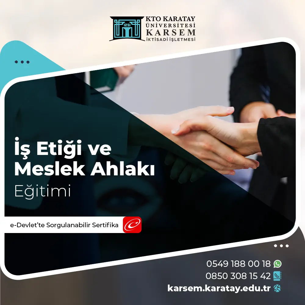 İş Etiği ve Meslek Ahlakı Sertifika Programı