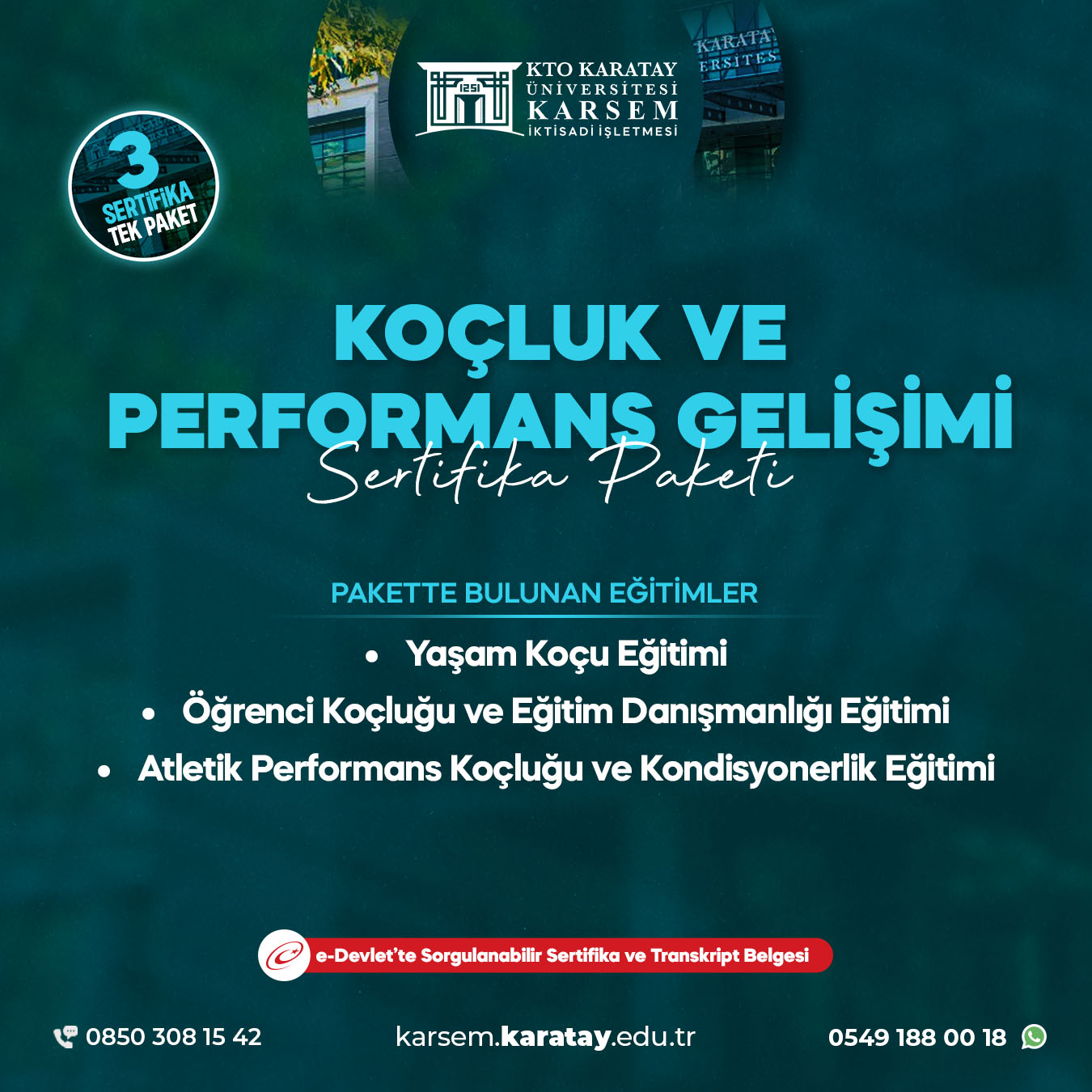 Koçluk ve Performans Gelişimi Sertifika Paket Programı